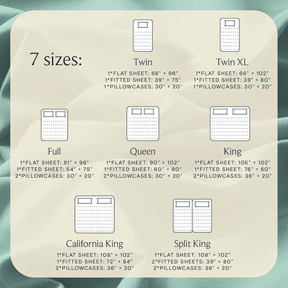 LuxClub Twin XL Sheets - Soft Kids Twin Bed Sheets for Boys and Girls, 3 PC Deep Pockets Wrinkle Free Kids Fitted Sheets Machine Washable Hotel Bedding Silky Soft- Light Teal Twin XL