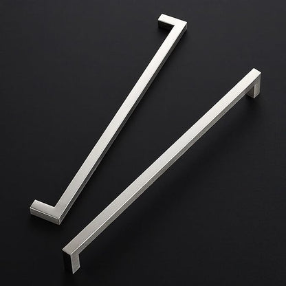 Ravinte 10 Pack 12-3/5 Inch Kitchen Square Cabinet Handles Satin Nickel Pulls Brushed Nickel Kitchen Cabinet Hardware Handles for Cupboard Drawer Pulls