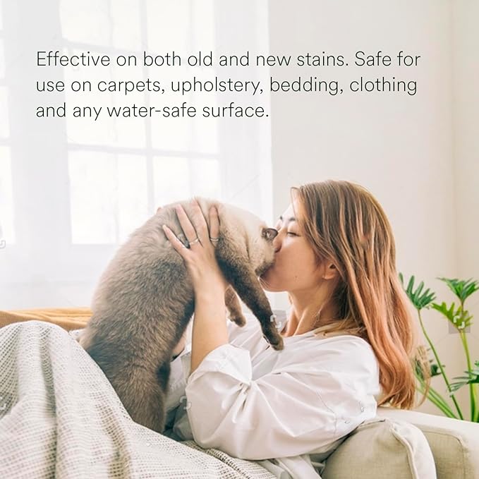 pawTree Urine Eliminator™ - Stain & Odor Remover for Cats and Dog. Enzymatic technology permanently removes old and new stains, neutralizes odors, and prevents repeat marking. Ideal for carpets.-Mewly Pet