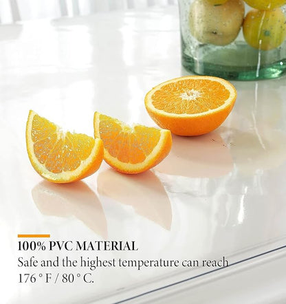 Deep Dream 1.5mm Clear Desk Cover Protector, 30×72 Inch Clear Table Protector, Rectangular Vinyl Desk Pad, PVC Plastic Table Cover for Office, Dresser, Night Stand, Computer & Writing Desk Tabletop