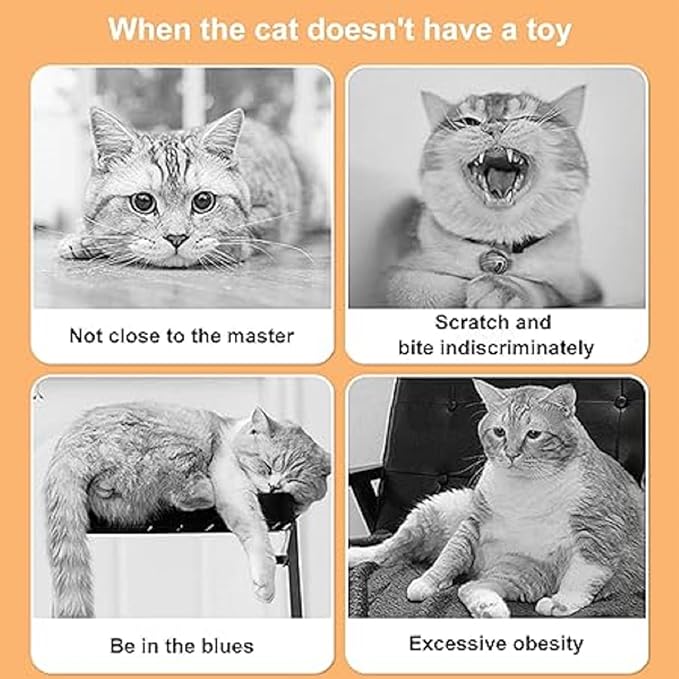 2Pcs Folded Cat Tunnel Toy for Indoor Cats,Collapsible Pet Spring Cat Toys with Feather Mouse Upgrade Interactive Toy Playing Tent for Puppy Kitten Accessories Home Self-Happy Cat Toys (Yellow)-Mewly Pet