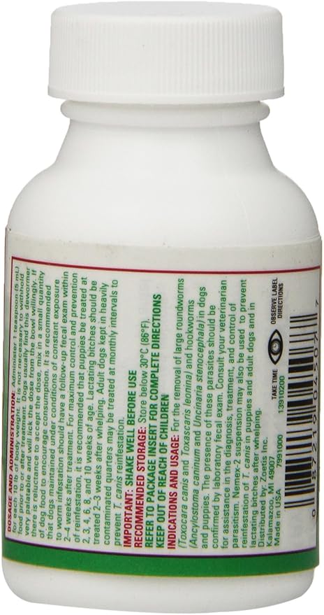 Nemex-2 Wormer 2oz-Mewly Pet