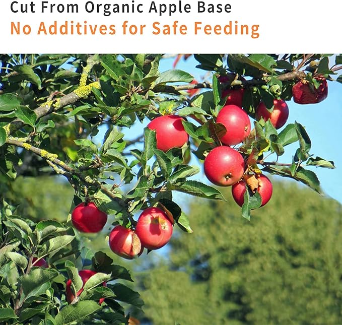 600g Apple Sticks Molar Wood Treats, Rabbit Toys Chinchilla Guinea Pig Bunny Toys Wood Chews Sticks for Teeth Rabbit Food Guinea Pig Hamster Gerbil Chews Small Animals Snacks(150 Pcs)-Mewly Pet