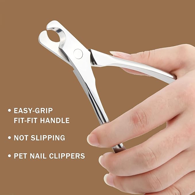 Cat Nail Clippers by,Small Breed Animals Claw Trimmer for a Cat, Puppy,Rabbit, Hamster, Birds, Kitten & Small Dog,Parrots, Chinchillas, Guinea Pigs,Sharp & Safe-Mewly Pet