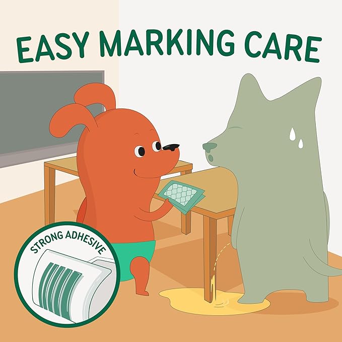 Disposable Dog Diaper Liners Booster Pads for Male & Female Dogs, 100ct, 4 Sizes Options, Doggie Diaper Inserts fit Most Types of Dog Diapers - Pet Belly Bands & Male Wraps (Large (100 ct))-Mewly Pet