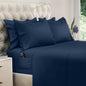 DREAMCARE California King Sheet Sets – 6 pcs Cooling Bed Sheets – up to 21” Deep Cal King Sheets – 2500 Supreme Collection – Extra Soft 100% Brushed Microfiber Hotel Luxury with Side Pocket – N Blue