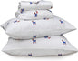 RUVANTI Flannel Sheets Full Size - 100% Cotton Double Brushed Bed Sheets Set, Deep Pockets 16 Inches, All Seasons Breathable & Extra Soft Full Sheets, Warm & Cozy, 4 Piece, Puppy Playoff