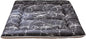 MAXYOYO Black Marble Printed Japanese Futon Floor Mattress, Thicken Sleeping Pad, Roll Up Camping Bed, Folding Couch Topper for Guests, Queen Size