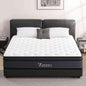 Queen Size Mattress, 12 Inch Individual Pocket Springs Hybrid Memory Foam Mattress in a Box for Pressure Relief, Motion Isolation, CertiPUR-US