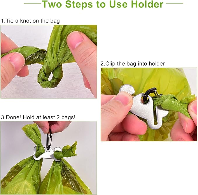 Dog Waste Bag Dispenser Pet Poop Bags Holder for Doggie Waste Bags Dispensers Soft Fabric Zipper Small Doggy Puppy Pouch for Leash Accessory Attachment with Carrier,2PCS Purple-Mewly Pet