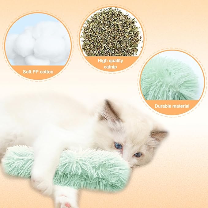Shudyear Catnip, 3 pcs Indoor cat Toys, Interactive cat Toys for Indoor Cats, Promotes Kitten Exercise, Reduces cat Boredom-Mewly Pet