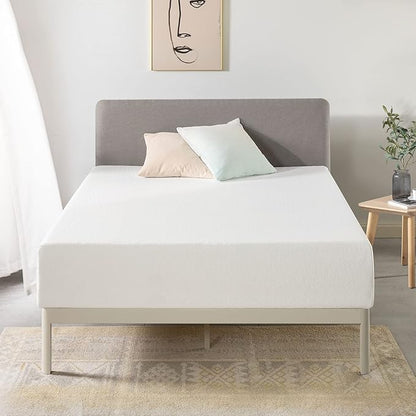 Best Price Mattress 14" Signature Green Tea Memory Foam Mattress, Twin, White