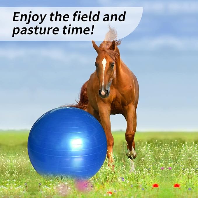 17 Inch Horse Play Ball - Anti-Burst Herding Ball for Play & Training-Mewly Pet