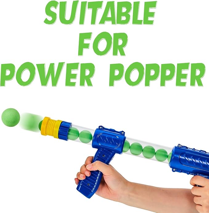 Frienda 24 Pieces Refill Balls Soft Green Foam Balls Refills Approx 1. 1 Inch in Diameter, Soft Small Light Cat Ball Toys-Mewly Pet