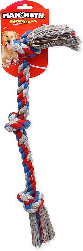 Mammoth Flossy Chews Rope Tug + Chuckit! Ultra Ball Dog Toy-Mewly Pet