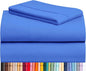 LuxClub 3 PC Sheet Set Bed Sheets Deep Pockets 16" Eco Friendly Wrinkle Free Cooling Machine Washable Hotel Bedding Silky Soft - Marine Blue Twin XL