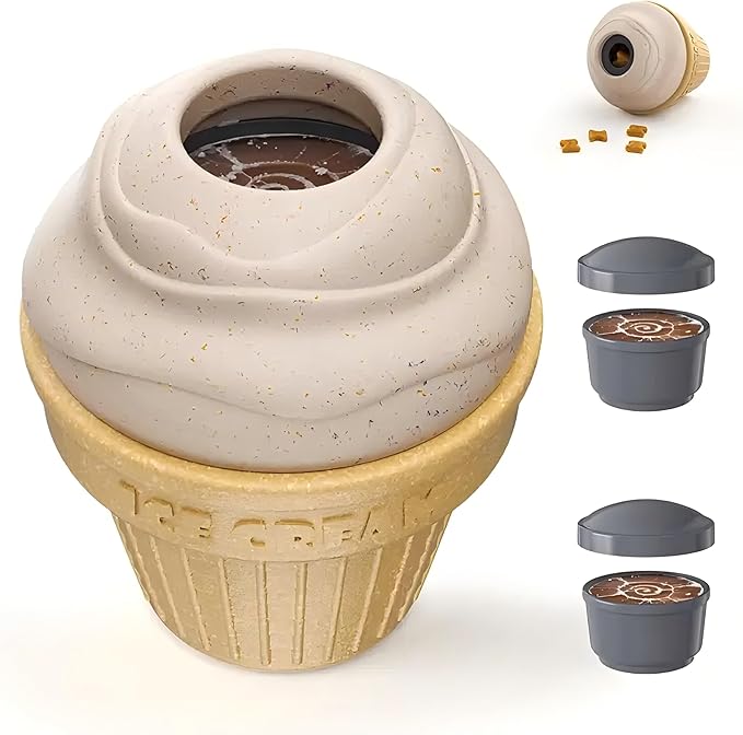 Dog Frozen Treat Toy, Long-Lasting Interactive Dog Toys to Keep Them Busy, Fillable & Freezable Birthday Gifts, Enrichment Toys for Puppy-Mewly Pet