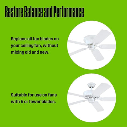 Westinghouse 20.63-Inch Replacement Fan Blades for 52-Inch Ceiling Fans