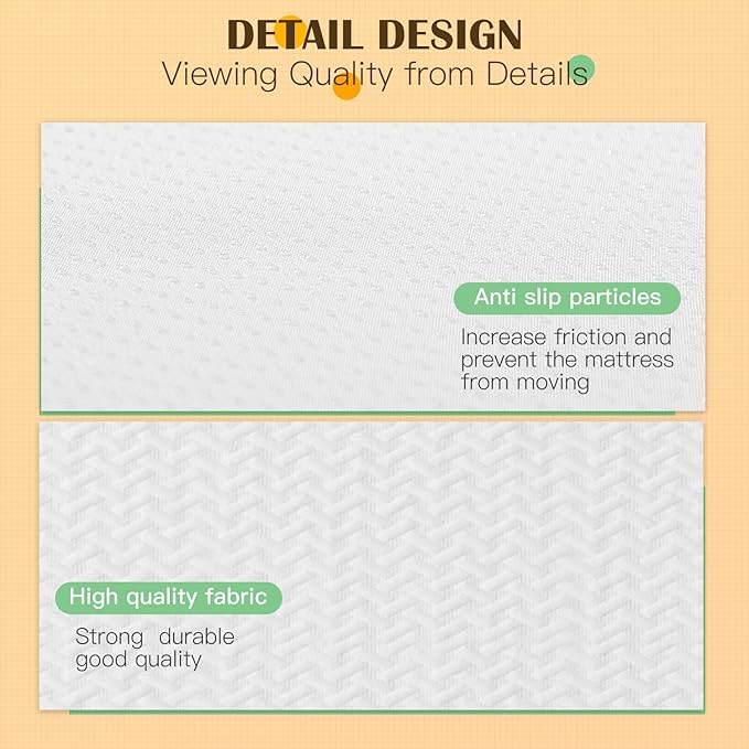 PayLessHere 8 inch Memory Foam Mattress Cooling Gel Green Tea Infused Mattress,Fiberglass Free,CertiPUR-US Certified,Cooler Sleep Supportive & Pressure Relief,White Full