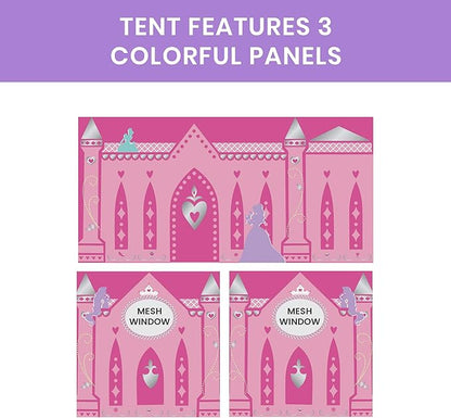 Disney Princess Loft Bed Tent - Curtain Set for Low Twin Loft Bed (Bed Sold Separately) by Delta Children