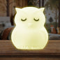 Lumipets Animal Kids Night Light, Junior Owl, Soft and Safe Silicone Rubber Lamp, Soothing Colors, Portable, Easy Control