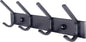 WEBI Coat Rack Wall Mounted,4 Coat Hooks for Hanging Coats,Heavy Duty Metal Hook Rack Hook Rail Coat Hanger Wall Mount for Clothes Entryway Jacket,C-CBG04,Black