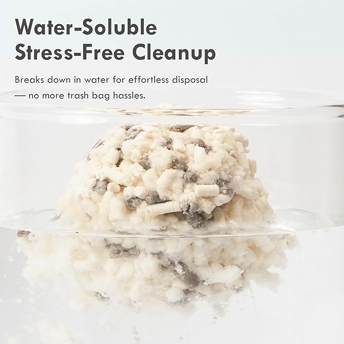 Lady N Pellet Tofu Cat Litter, Strong Clumping Ultra Absorbent, Dust-Free Low Tracking, Enviro-probiotic and Activated Carbon for Odor Control 9lb (1 Pack Unscented)-Mewly Pet