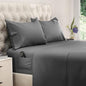 DREAMCARE Full Size Sheets – 4 pcs Cooling Sheets – up to 21” Deep Full Sheet Set – Hotel Luxury Sheets & Pillowcases – Superior Softness 100% Fine Microfiber with Side Pocket – DGray