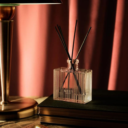 NEST New York Reed Diffuser Liquid Refill, Rose Noir & Oud - 5.9 fl oz - Fragrance for Up to 90 Days - Flame Free