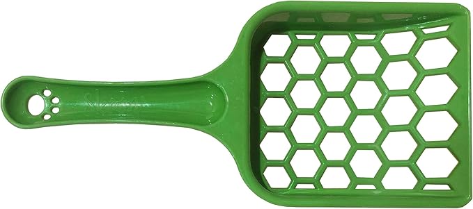 Skoon Cat Litter Pooper Skooper (1 Pack) - Wide Opening, Non-Clumping Litter Box Sifter Removes Solids Without Wasting Pebbles-Mewly Pet
