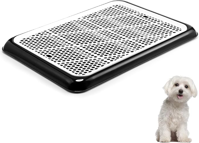 Mifoci 1 Pcs Dog Pee Pad Holder Potty Tray Portable Dog Litter Box Toilet Training for Indoor Outdoor Small Medium Large Pet Puppy-Mewly Pet