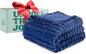 GO Premium Plush Soft Throw Blanket for Couch - Navy Blue Fleece Blanket for Living Room, Bedroom, Home Decor - Small Couch Blanket for Men, Women (50x60 Inches)