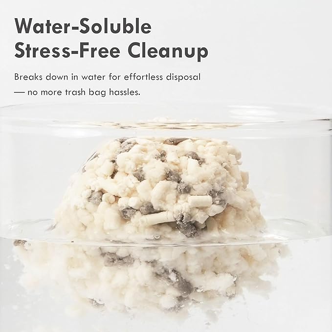 Lady N Pellet Tofu Cat Litter Yosemite Woody Scent, Strong Clumping, Ultra Absorbent, Dust-Free Low Tracking, Water-Soluble, Natural Ingredients, Enviro-Probiotic for Odor Control 9lb-Mewly Pet