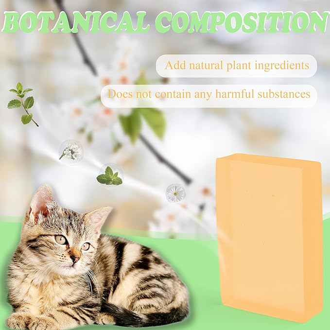 NewKe 10 Pack Pet Odor Eliminator for Meowant Self-Cleaning Cat Litter Box, Cat Litter Deodorizer Compatible with MW-SC01/MW-SC02/LB02, Cat Toilet Odor Deodorant Gel-Mewly Pet