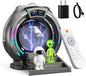 Galaxy Northern Lights Projector Plasma Ball with Charger, Night Light Aurora Projector for Kids with White Noise Alarm Clock, Christmas Gifts for Boys Teens, Kids Room Decor with Music