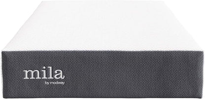 Modway Mila Firm 10" Fiberglass Free Memory Foam Twin Mattress