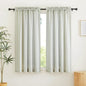 RYB HOME Sage Linen Curtains 63 Inch Length for Bedroom 2 Panels Light Filtering Privacy Semi Sheer Curtains for Kids Room Livingroom Rod Pocket Window Panels Country Farmhouse 52x63 Long