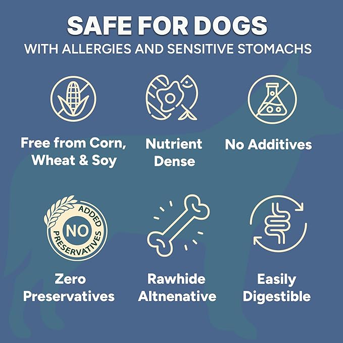 Gaines Family Farmstead Turkey Tendon Chips for Dogs – 5 oz, Natural Single-Ingredient Dog Treats, High-Protein Crunchy Chews, Rawhide Alternative, Grain-Free, Made in USA-Mewly Pet