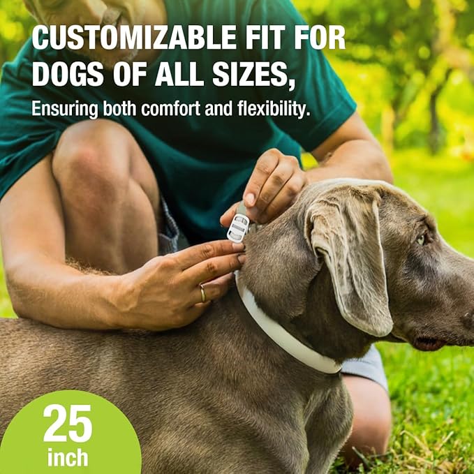 EcoVenger Flea & Tick Collar Repellent 2-Pack White, Fits Both Dogs & Cats, Built-in Pant-Based Formula Strong Repellency Slow Release, Lasting Deterrence and Protection, Pleasant Aroma, Waterproof-Mewly Pet