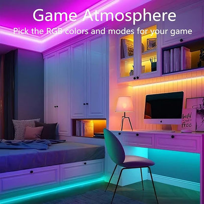 60FT Neon Rope Lights,Flexible Led Light Control with App/Remote,Multiple Modes,IP67 Outdoor Waterproof,Music Sync Strip for Bedroom