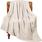 BEDELITE Fleece Blanket Twin Size Beige Throw Blankets for Couch & Bed, Luxury Plush Cozy Fuzzy Blanket 60x80 inches, Super Soft Warm Lightweight Throw Blanket for Travel Camping
