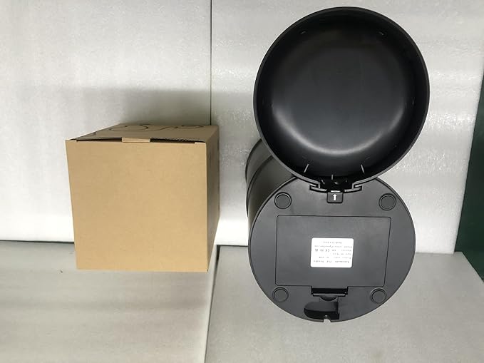 Automatic Cat Feeder Food Dispenser: 6L Timed Small Dog Dry Food Dispenser with 10s Voice - Distributeur Nourriture Chat Hund Programmable - Auto Pet Feeder with 1-6 Meals Black-Mewly Pet