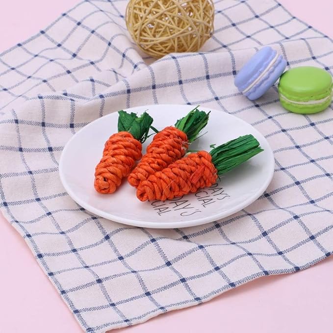 Hamiledyi Rabbit Seagrass Activity Mat Bunny Mat Rabbit Enrichment Toys Rabbit Chew Toys for Teeth Seagrass Protector Mat Small Animal Toys for Rabbit Bunny Chinchilla Guinea Pigs Rodent Pets-Mewly Pet