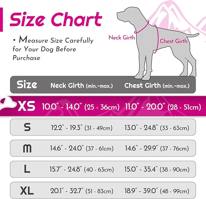 Eagloo Small Dog Harness No Pull, Service Vest with Reflective Strips and Control Handle, Adjustable and Comfortable for Easy Walking, No Choke Pet Harness with 2 Metal Rings, Rose Red, XS-Mewly Pet