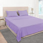 Mejoroom Queen Size Sheet Set - Hotel Luxury 1800 Bedding Sheets & Pillowcases - Deep Pocket Fitted Sheet, Soft, Breathable, Wrinkle & Fade Resistant - 4 Piece (Queen,Violet)