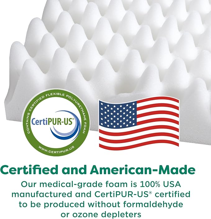 FurHaven Cooling Dog Bed – Medium Foam Mattress for Joint Pain Relief, Waterproof Liner, Removable Washable Cover, Durable for Outdoor Use, Deluxe Grid Indoor/Outdoor Bed – Blue, Medium-Mewly Pet