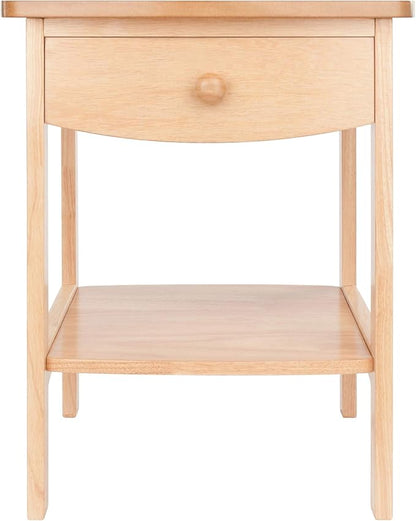 Winsome 82218 Wood Claire Accent Table, Natural 18 inches