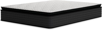Signature Design by Ashley Limited Edition Pillow Top 13 " Pillow Top Hybrid Mattress with Gel Memory Foam and Edge Support for Cool Sleep and Pressure Relief, Full, Fiberglass Free, Mattress In A Box