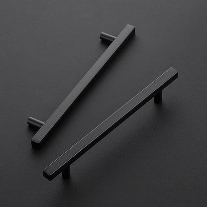 Ravinte Black Cabinet Handles 20 Pack 6-3/10 inch Matte Black Square Cabinet Pulls Kitchen Hardware 8-4/5 inch Overall Length Kitchen Drawer Pulls