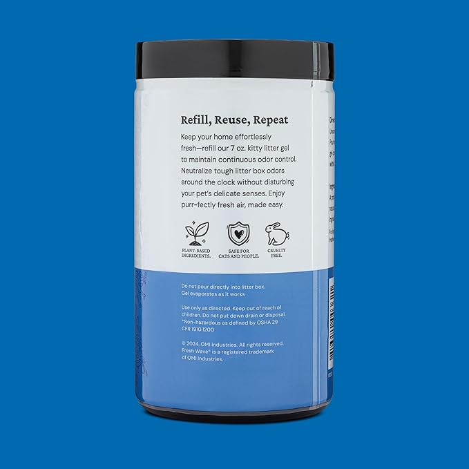 Fresh Wave Odor Removing Litter Box Jumbo Gel, 30 oz. | Safer Pet Odor Eliminator for Home and Litter Box Area-Mewly Pet